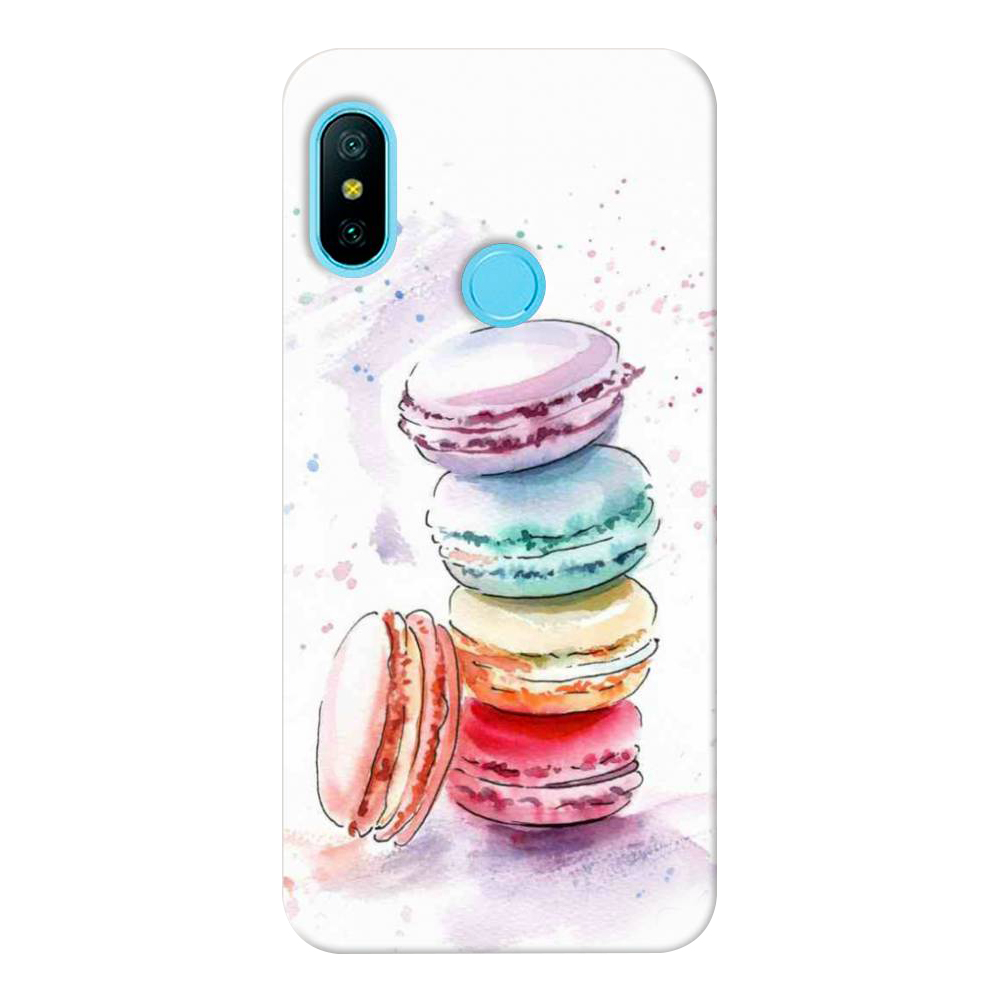

Чехол пластиковый "Пирамидка макарони 2" на Xiaomi Redmi 6 Plus, Разноцветный