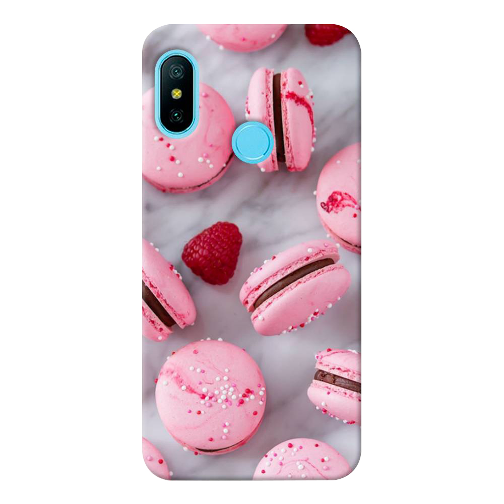 

Чехол пластиковый "Макарони с малиной" на Xiaomi Redmi 6 Plus, Разноцветный