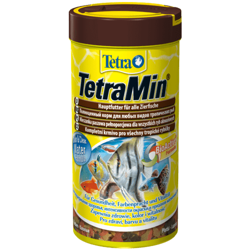 Корм для аквариумных рыбок Tetra Min Flakes, хлопья, 250 мл