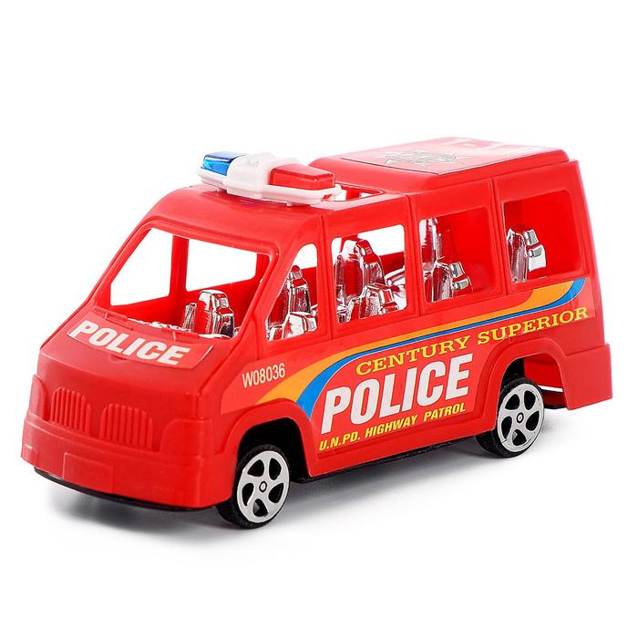 Машина инерционная «Полиция», МИКС машина полиция на дистанционном управлении микс в пакете