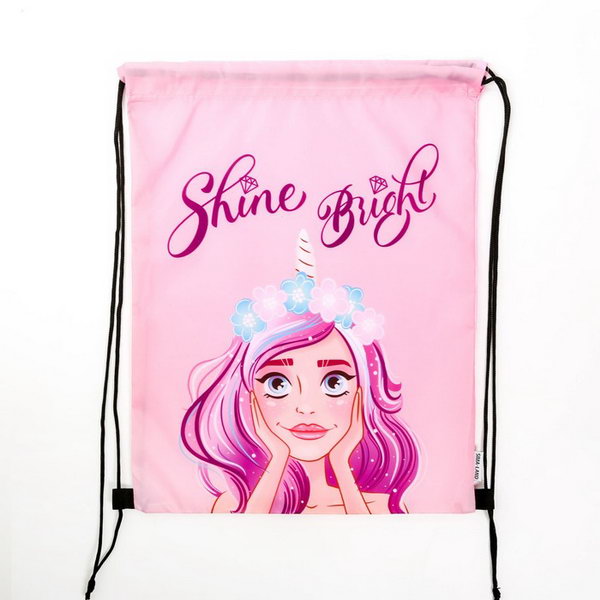 

Сумка болоневая "Shine Bright", Розовый, Бьюти