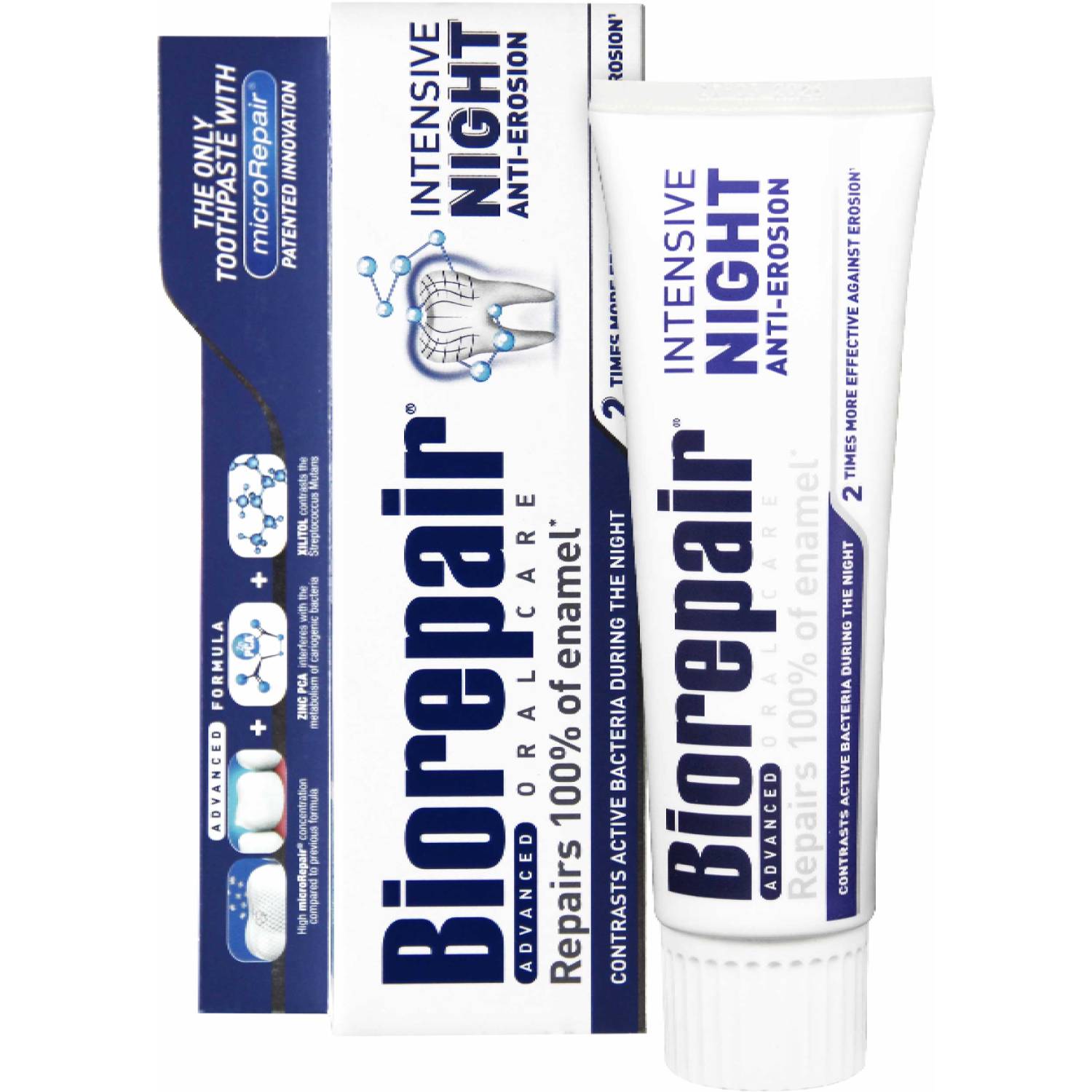 фото Зубная паста biorepair intensive night repair 75 мл