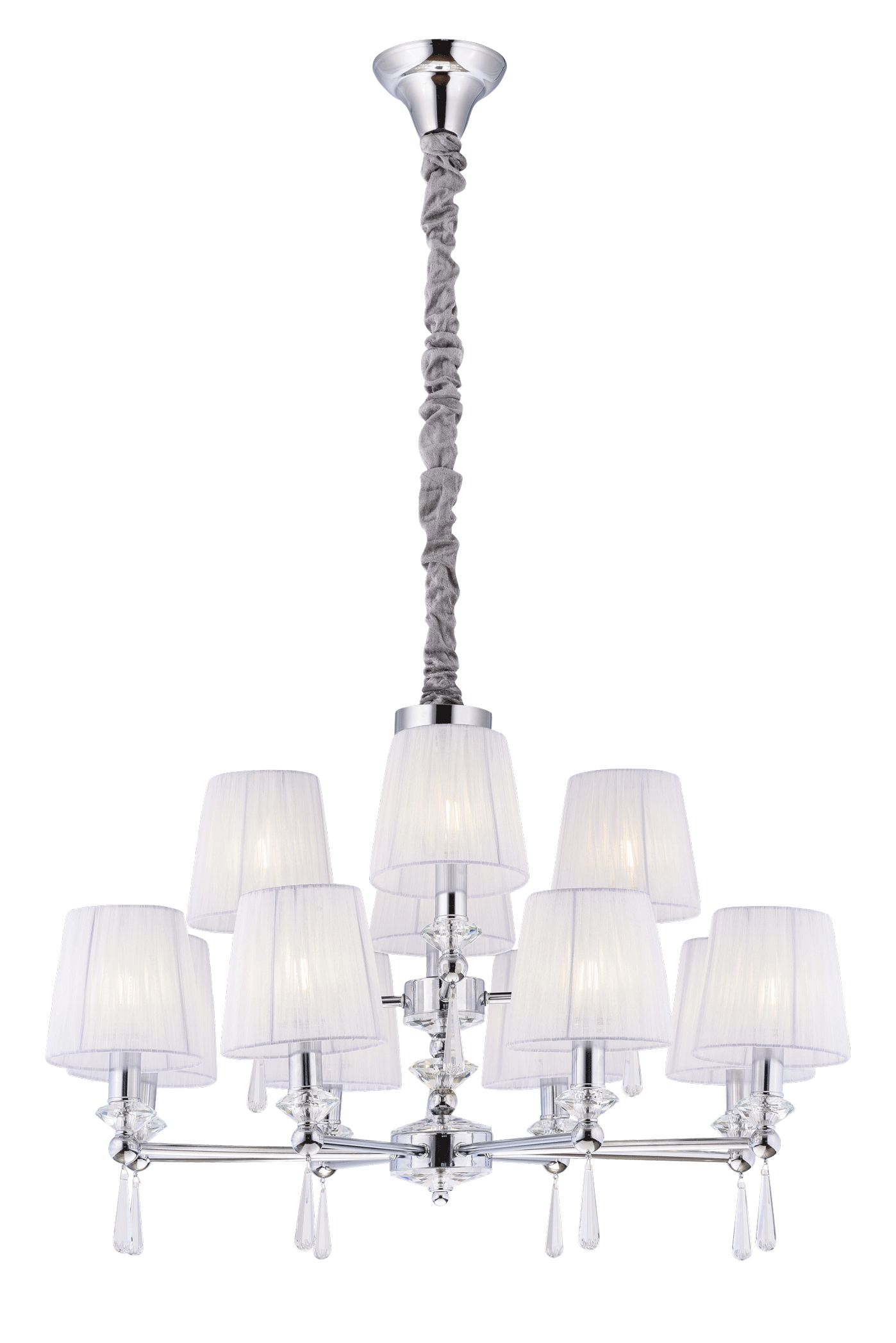 

Люстра NewRgy 8902/8+4CR CHROME