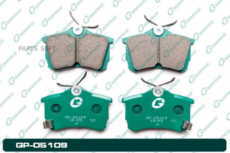 

Тормозные колодки GBRAKE GP05109