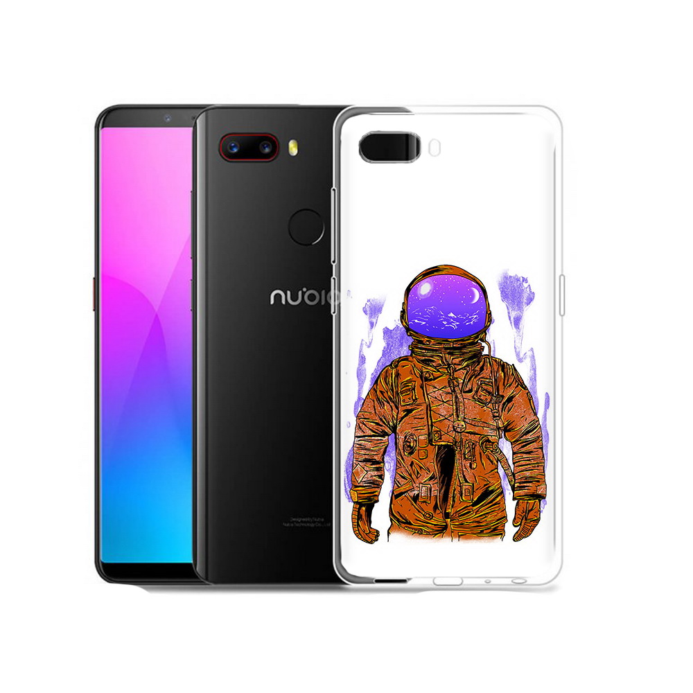 Чехол MyPads Tocco для ZTE Nubia Z18 нарисованный мужчина в скафандре (PT115657.463.510)