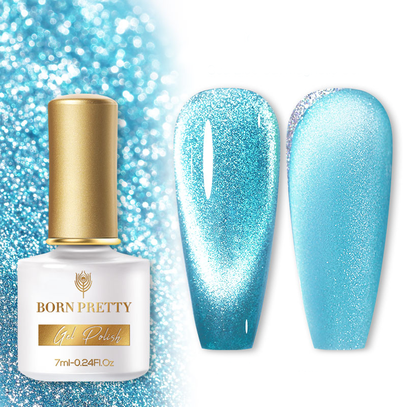 

Born Pretty, Гель-лак "Sea Blue Cat Magnetic Gel" SB-07 54748-07, 7 мл, 54748-07