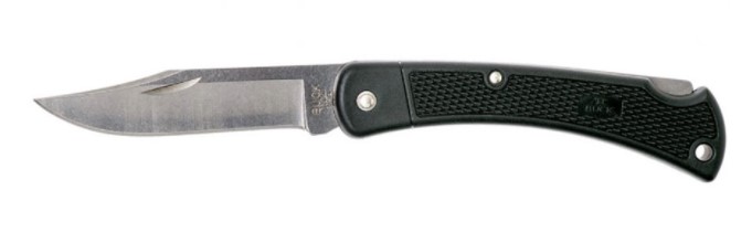 фото B0110bkslt folding hunter lt - нож складной, сталь 420hc, рукоять нейлон buck