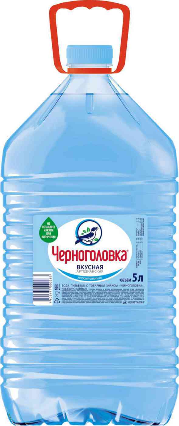 Вода артезианская Черноголовская негазированная пластик 5 л