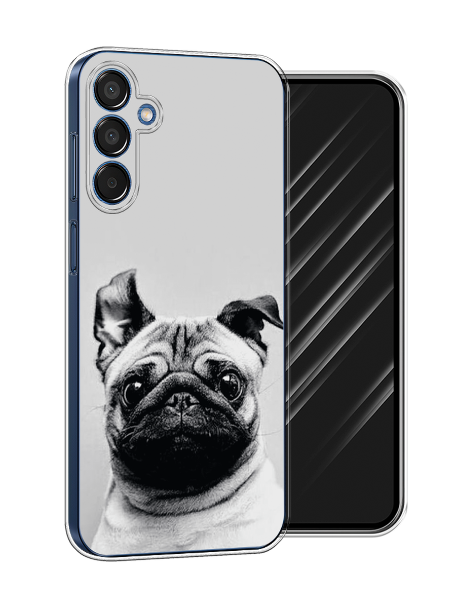 

Чехол Awog на Samsung Galaxy M15 5G "Ушастый мопс", Серый, 2109550-1