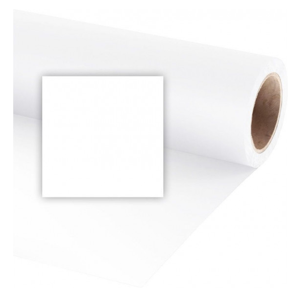 Фон бумажный Raylab 008 Arctic White Белый 2.72x11 м