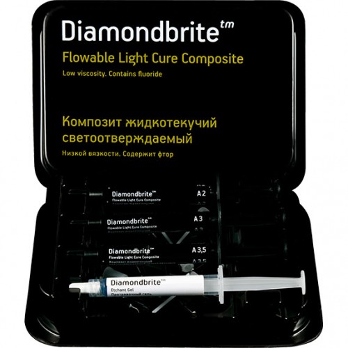 фото Набор diamondbrite композит жидкотекучий светоотв. низкой вязкости