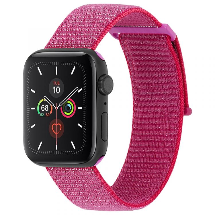 Ремешок Case-Mate Nylon Watch Band для Apple Watch 42/44 мм розовый (Metallic Pink)