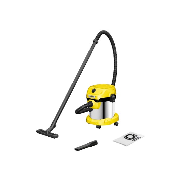 Профессиональный пылесос Karcher WD 2 Plus S V-15/4/18 (1.628-050.0) пылесос karcher wd 2 plus v 12 4 18 1000 вт 12 л