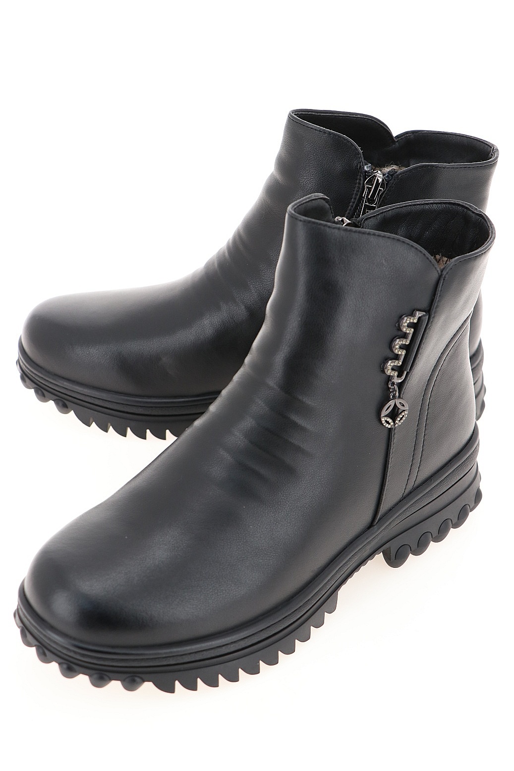 

Ботинки женские Baden EH267-010 черные 39 RU, Черный, EH267-010