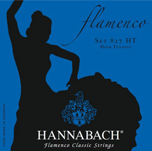

827HT Blue FLAMENCO Комплект струн для классической гитары желтый нейлон, 827HT