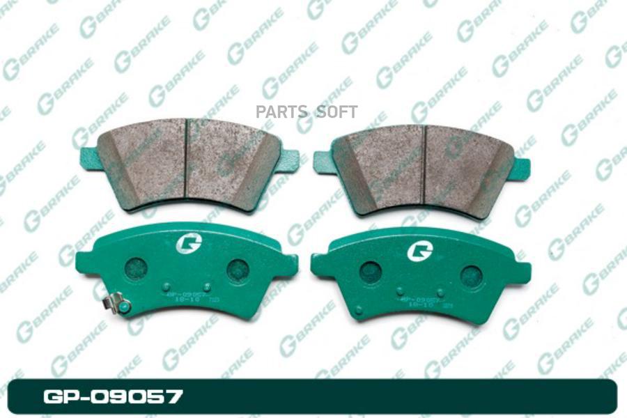 

Тормозные колодки GBRAKE GP09057