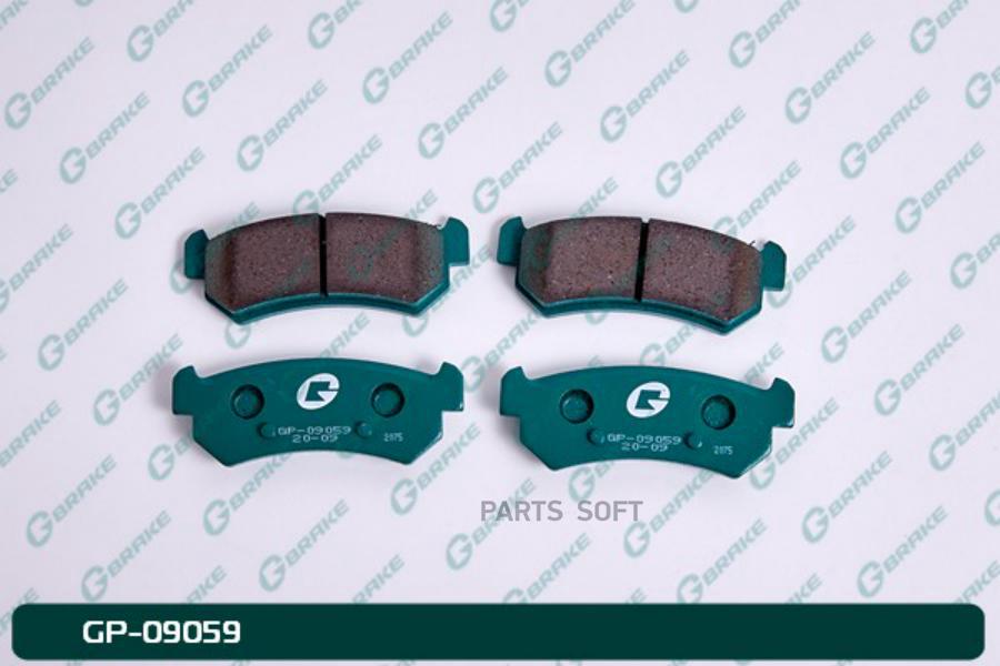 Тормозные колодки GBRAKE GP09059