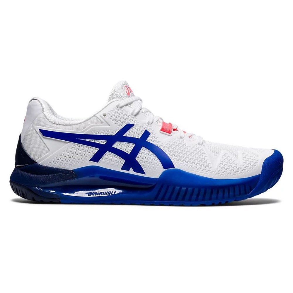 фото Кроссовки женские asics resolution 1042a072 белые 9 us