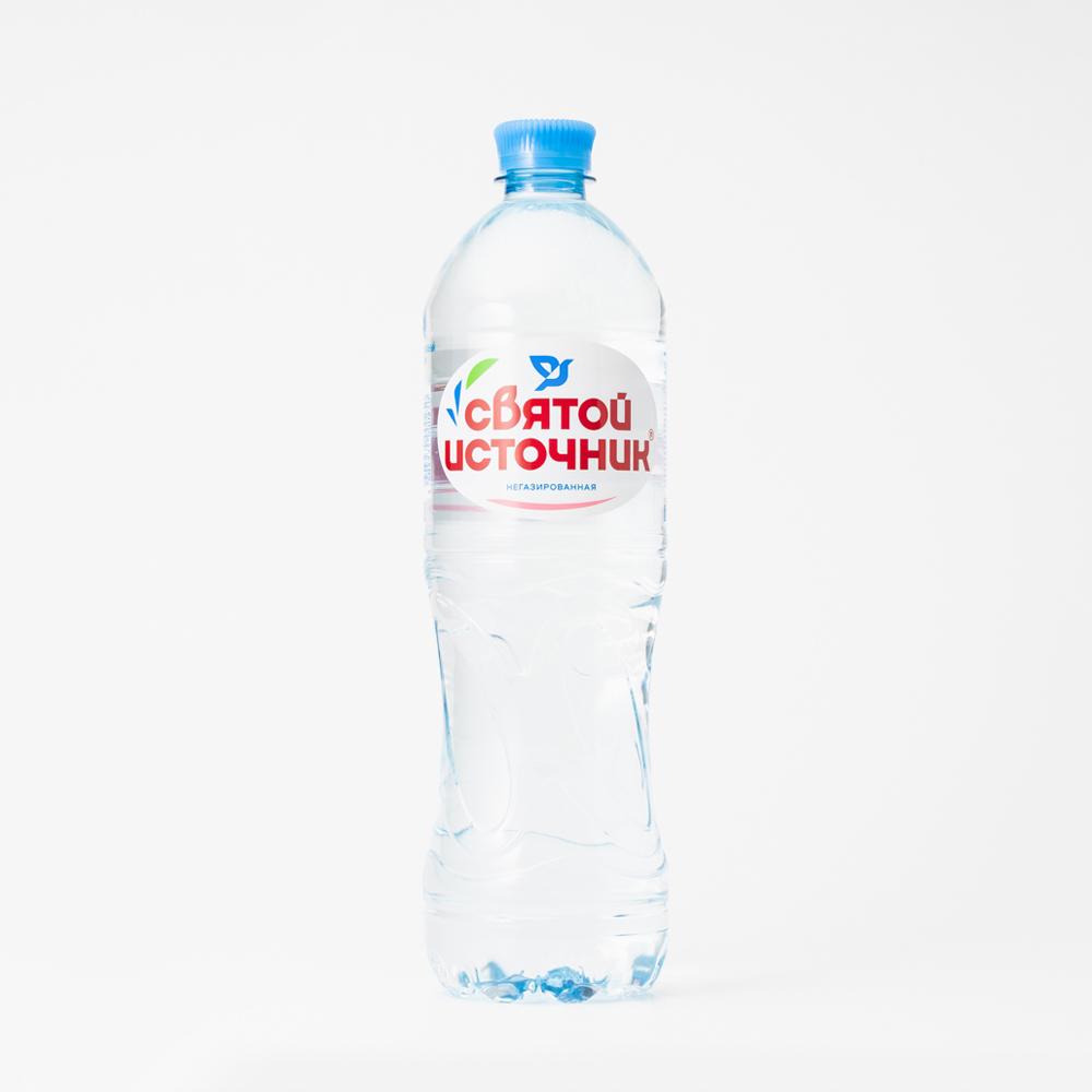 Вода артезианская Святой Источник негазированная пластик 1 л