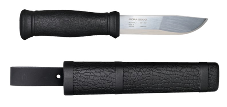 Охотничий нож; туристический нож Mora Ice Outdoor 2000 Anniversary Edition, black