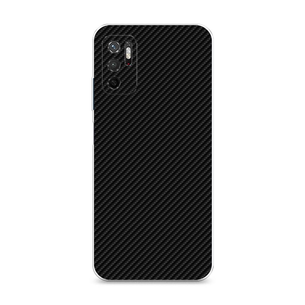 фото Силиконовый чехол "черный карбон" на xiaomi redmi note 11se awog