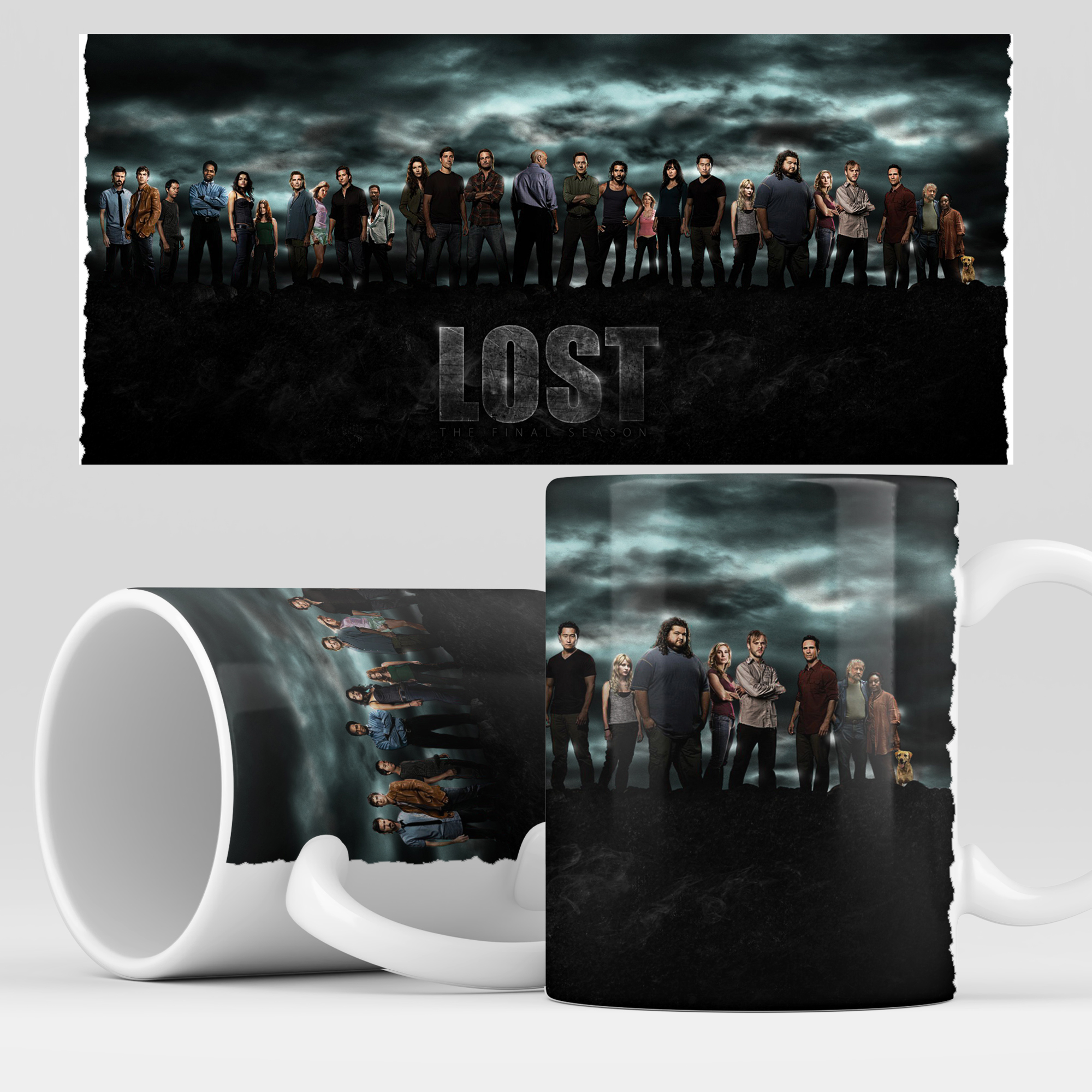 фото Кружка rocketcup с принтом "лост" сериал lost