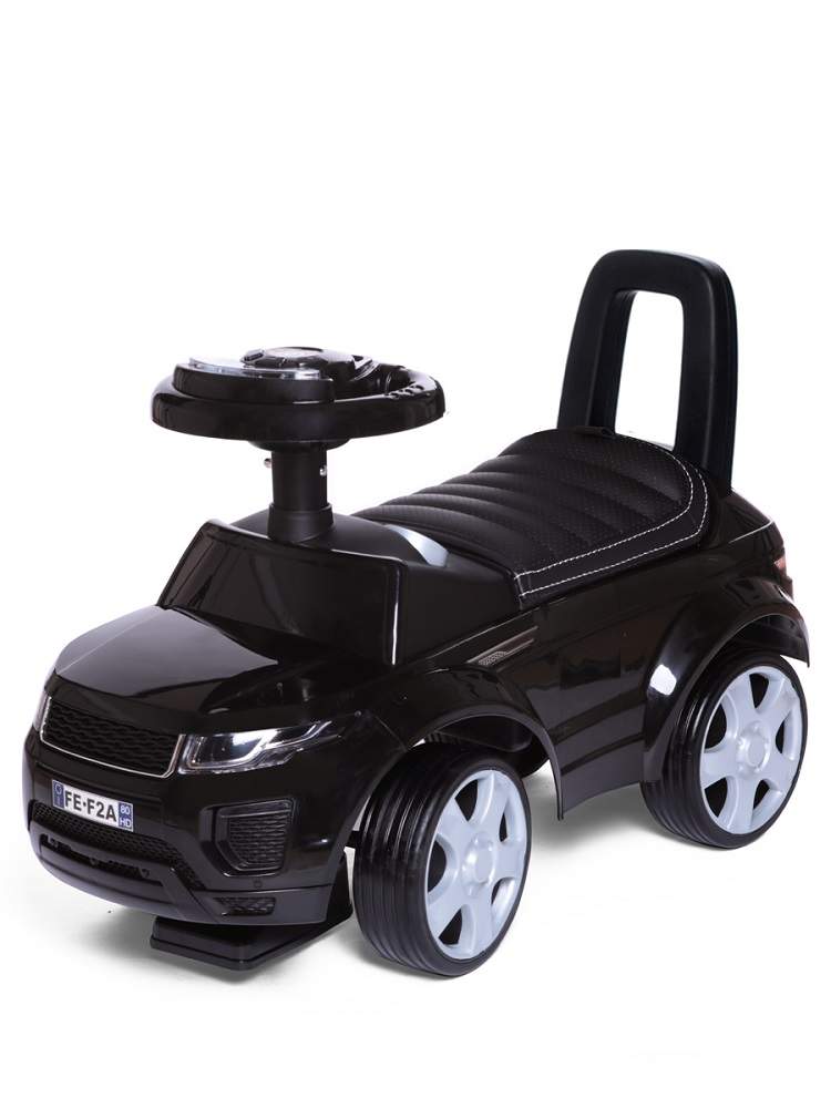 

Каталка детская Babycare Sport car кожаное сиденье, резиновые колеса, Чёрный, Черный, 613 W