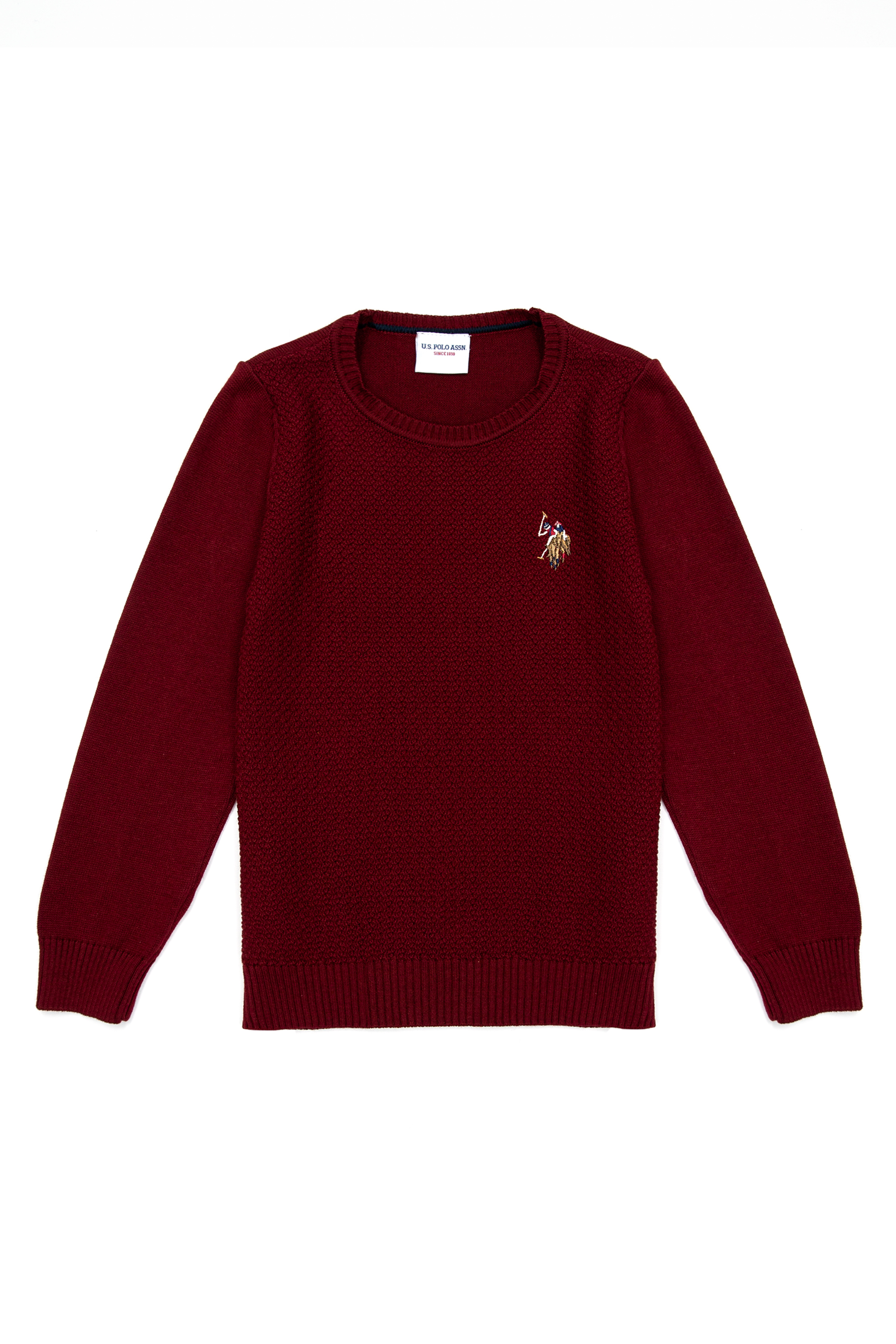 Джемпер детский US Polo Assn G083SZ0TK0TCDUNIBKIDS, бордовый, 110