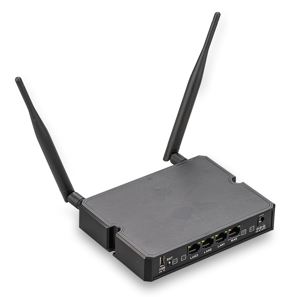 

Роутер Kroks Rt-Cse DM m6 U с двумя встроенными 4G модемами LTE Cat.6