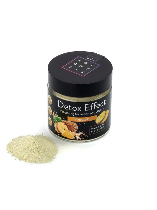Купить Detox Effect, Детокс для похудения FIT AND JOY detox коктейль 80 г Ананас