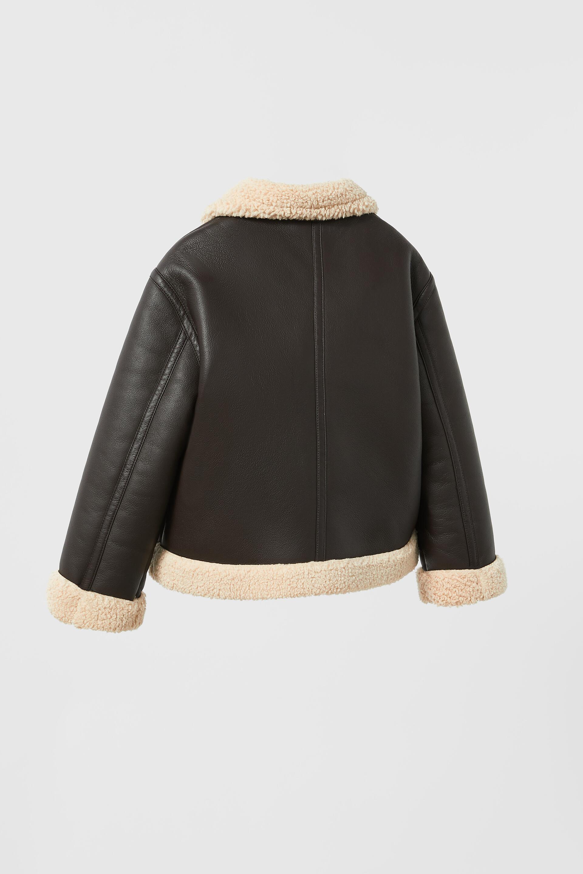 

Куртка кожаная детская ZARA 0056272775307, шоколадно-коричневый,122(доставка из-за рубежа), 00562727753