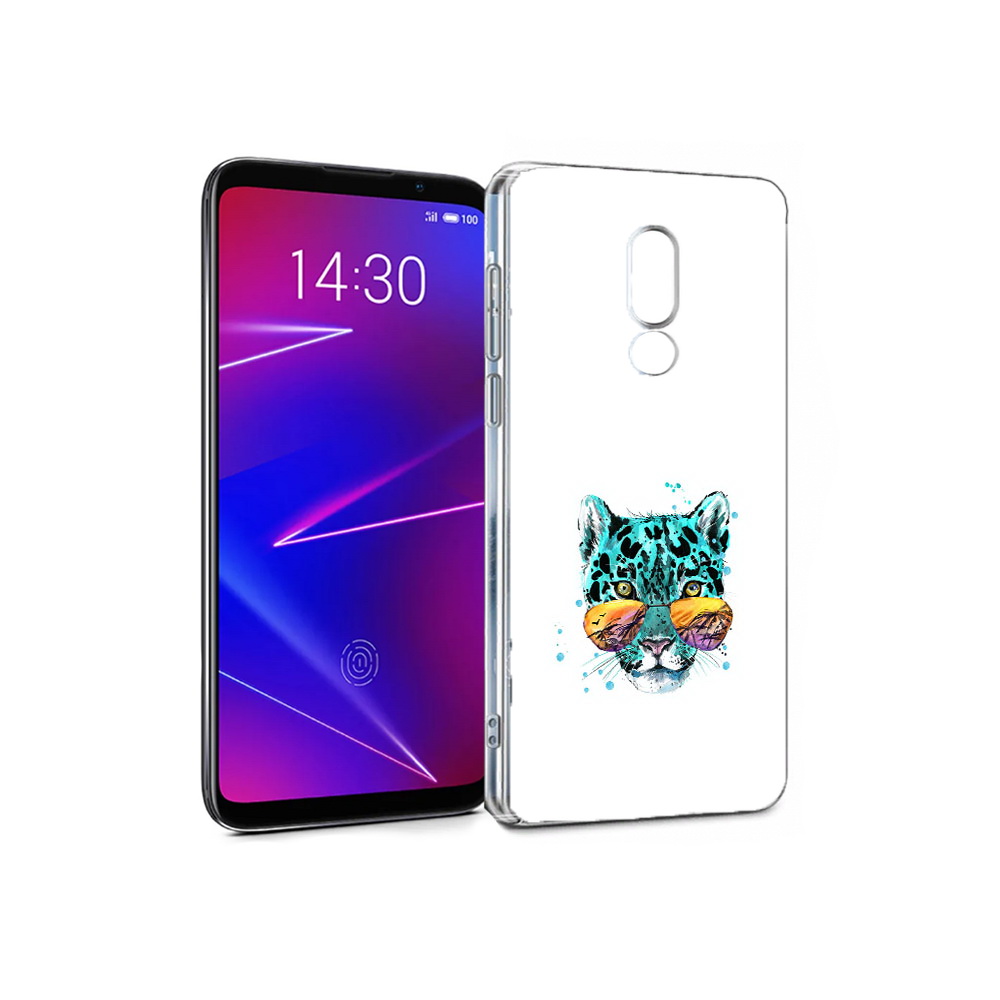 

Чехол MyPads Tocco для Meizu 16 голубой лео (PT136611.84.294), Прозрачный, Tocco