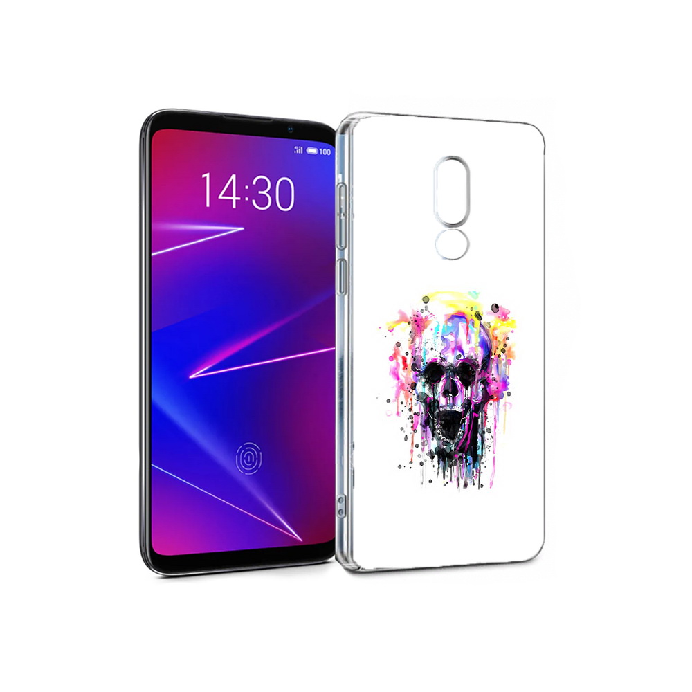 

Чехол MyPads Tocco для Meizu 16 граффити череп (PT136611.84.298), Прозрачный, Tocco