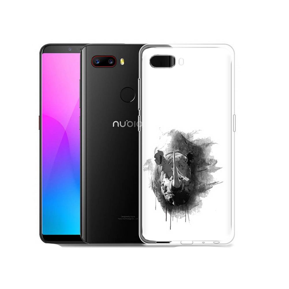 

Чехол MyPads Tocco для ZTE Nubia Z18 носорог (PT115657.463.523), Прозрачный, Tocco