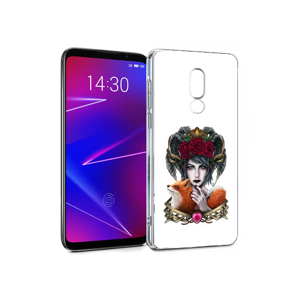 

Чехол MyPads Tocco для Meizu 16 девушка с лисой (PT136611.84.314), Прозрачный, Tocco