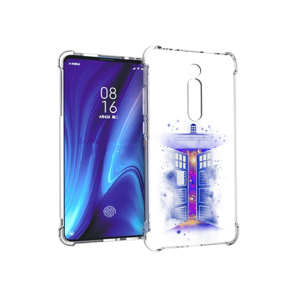 

Чехол MyPads Tocco для Xiaomi Redmi K20 фиолетовый уголок абстракция (PT130504.291.659), Прозрачный, Tocco