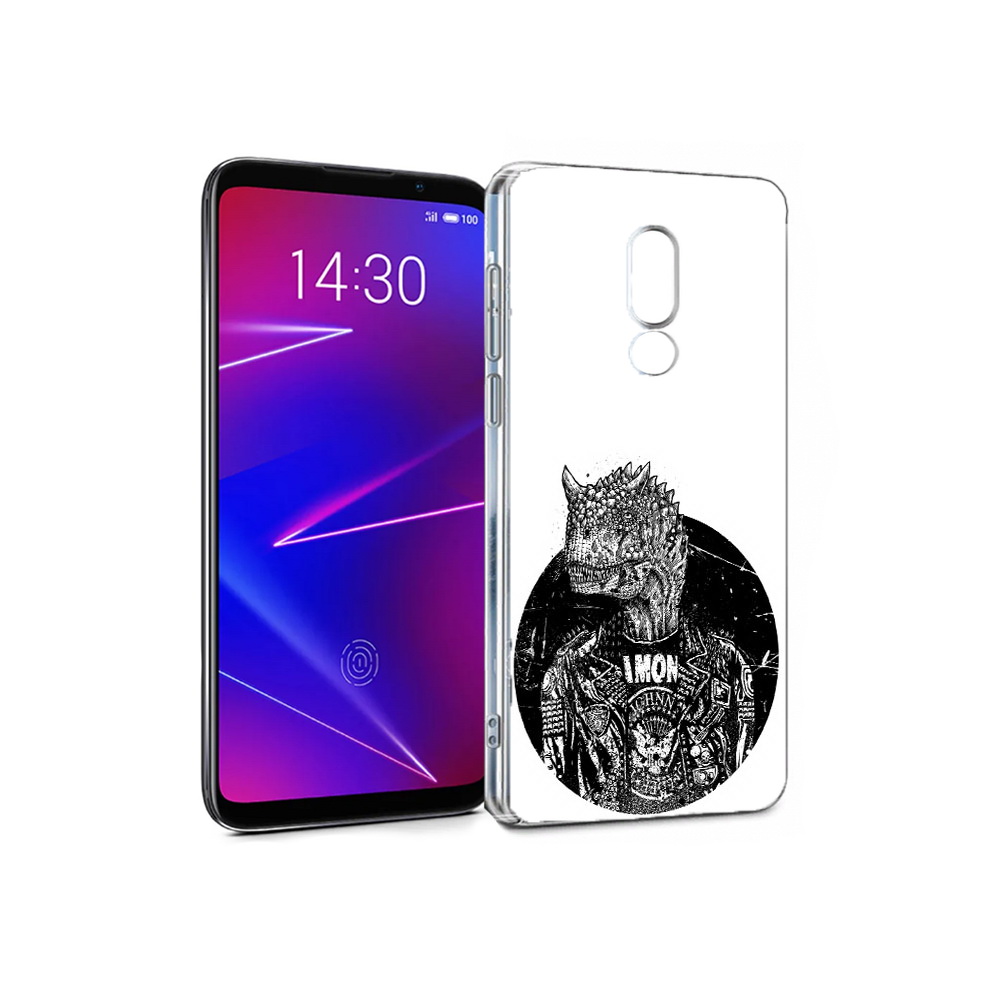 

Чехол MyPads Tocco для Meizu 16 динозавр в куртке (PT136611.84.328), Прозрачный, Tocco