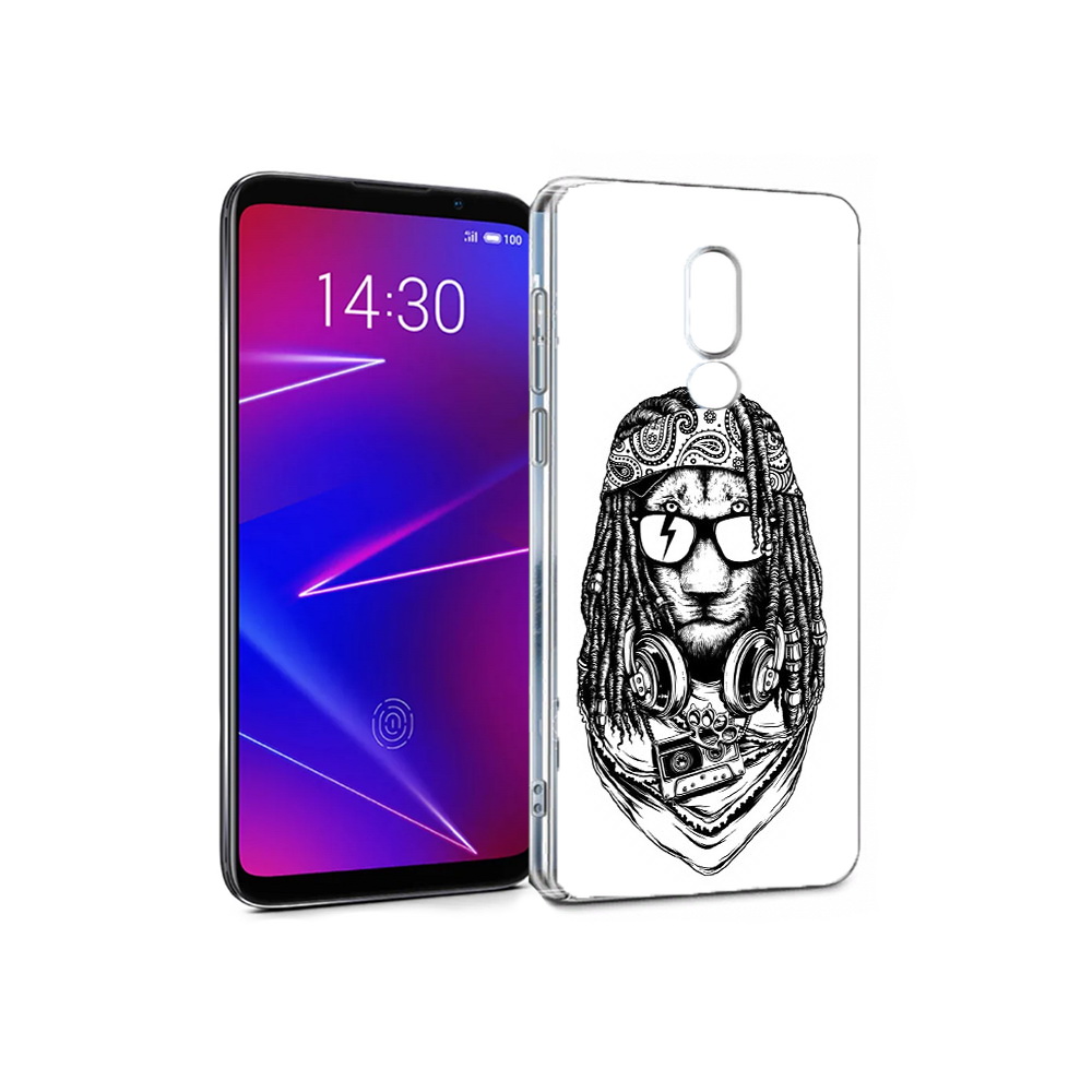 

Чехол MyPads Tocco для Meizu 16 дреды льва (PT136611.84.338), Прозрачный, Tocco