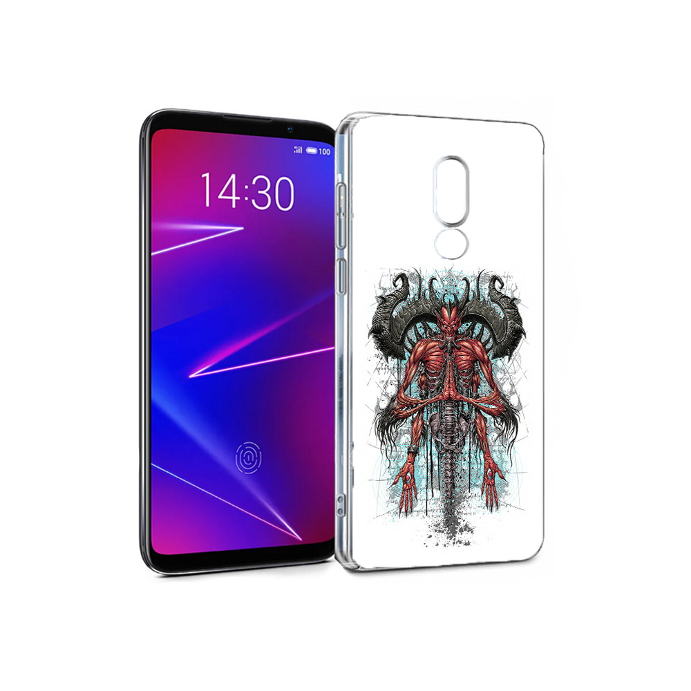 

Чехол MyPads Tocco для Meizu 16 дьявол (PT136611.84.340), Прозрачный, Tocco