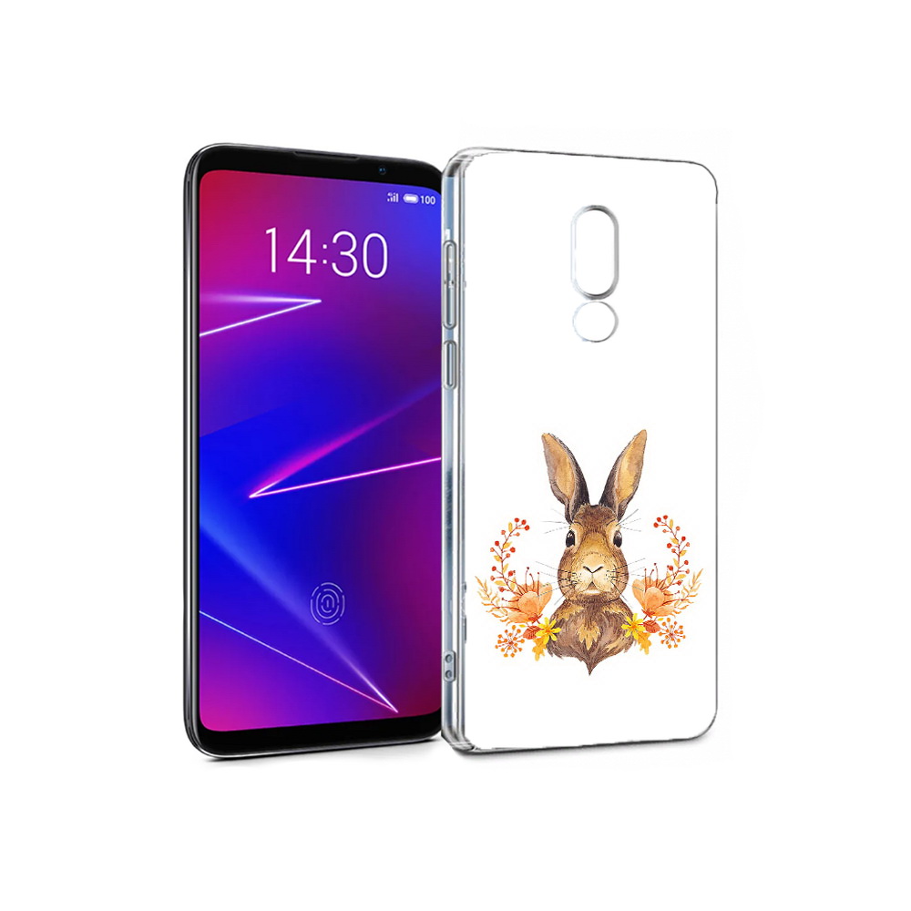 

Чехол MyPads Tocco для Meizu 16 зайка в цветах (PT136611.84.349), Прозрачный, Tocco