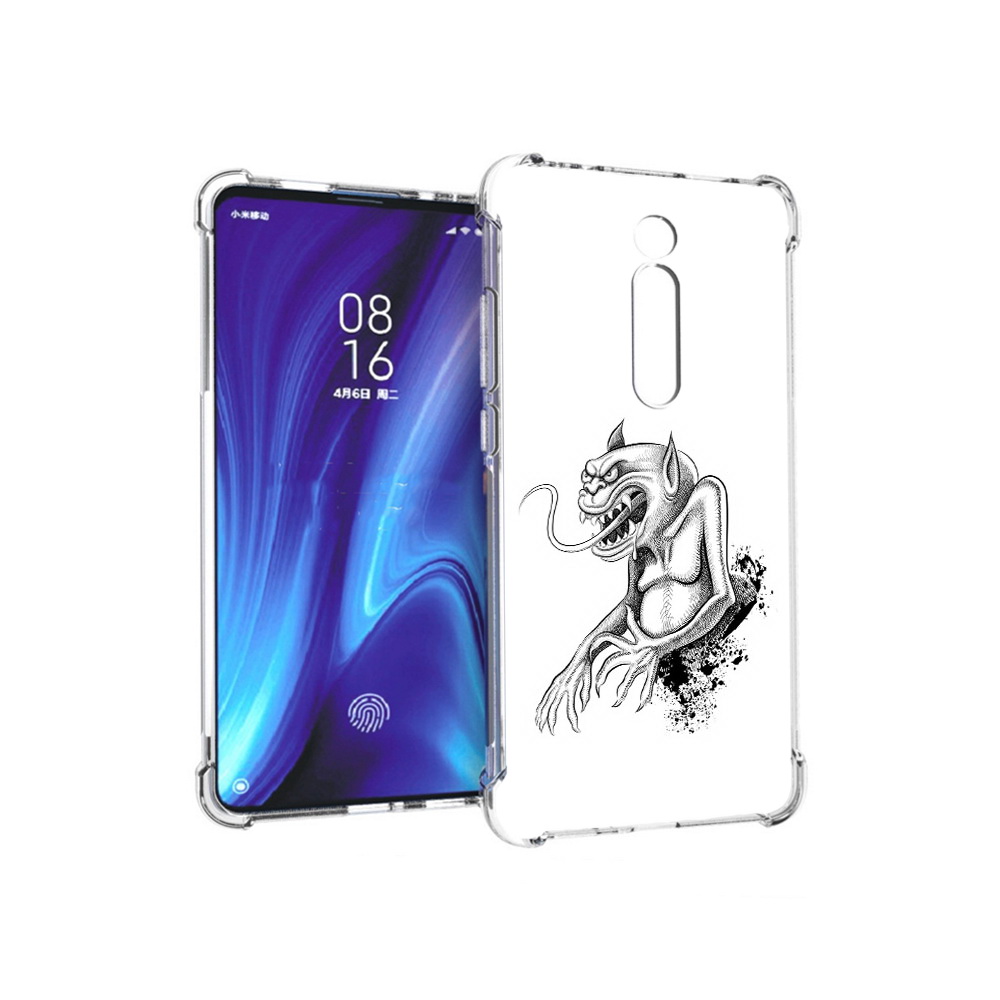 

Чехол MyPads Tocco для Xiaomi Redmi K20 чорт (PT130504.291.692), Прозрачный, Tocco