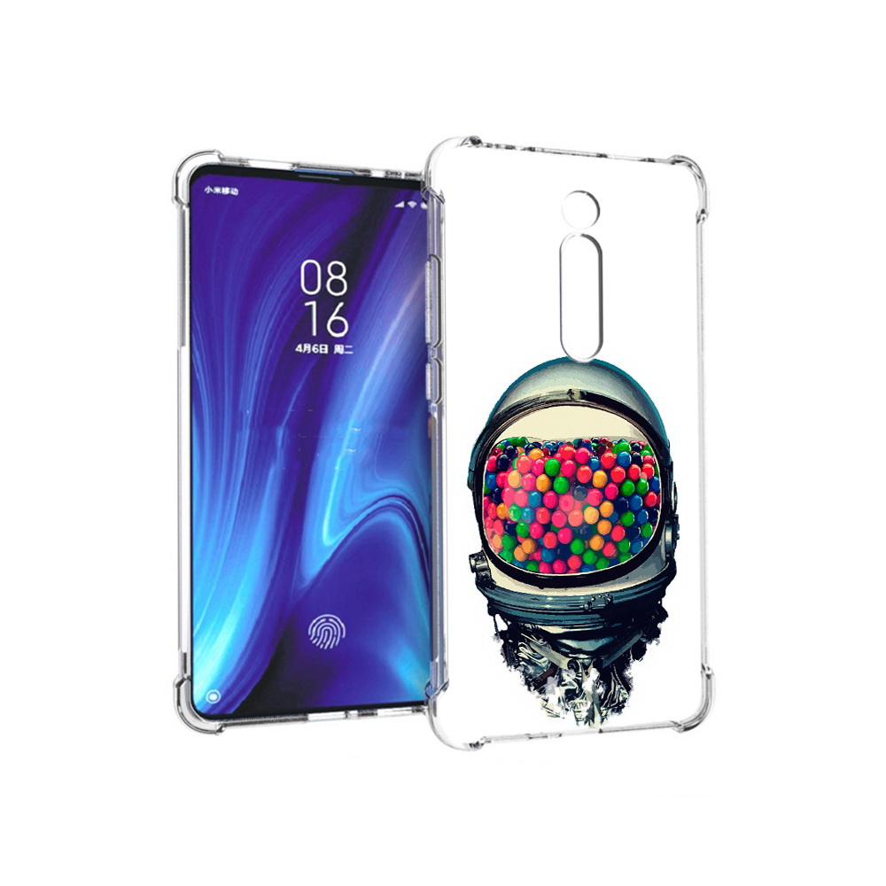 

Чехол MyPads Tocco для Xiaomi Redmi K20 шлем космонавта (PT130504.291.700), Прозрачный, Tocco
