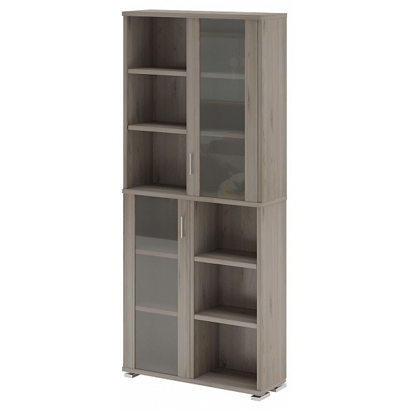 

Шкаф-витрина Домино ПУ-30-2-ФС, Серый, Домино ПУ-30-2-ФС