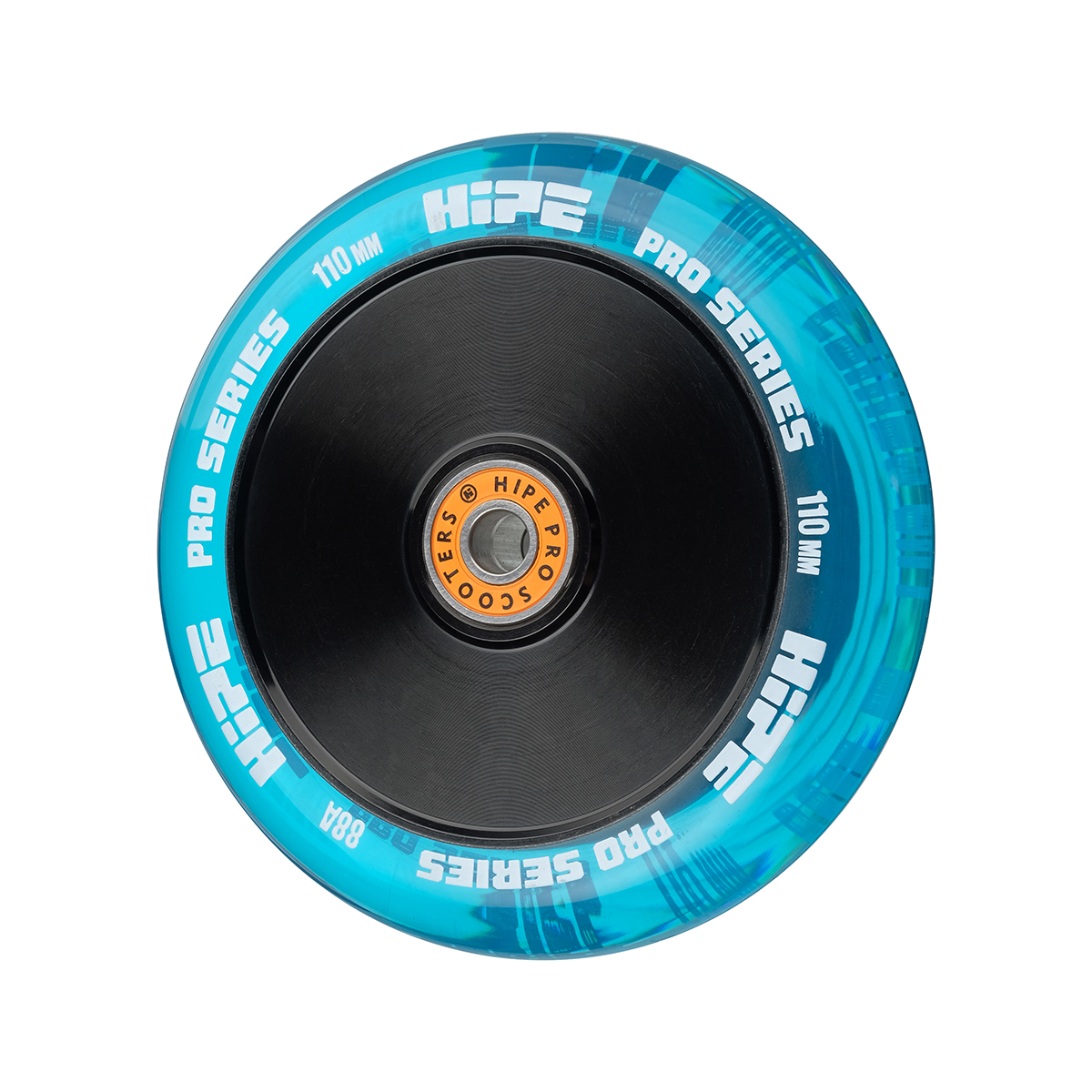Колесо Hipe H05 прозрачные 110mm, прозрачные/голубые