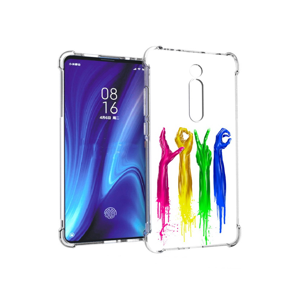 

Чехол MyPads Tocco для Xiaomi Redmi K20 яркие руки love (PT130504.291.707), Прозрачный, Tocco