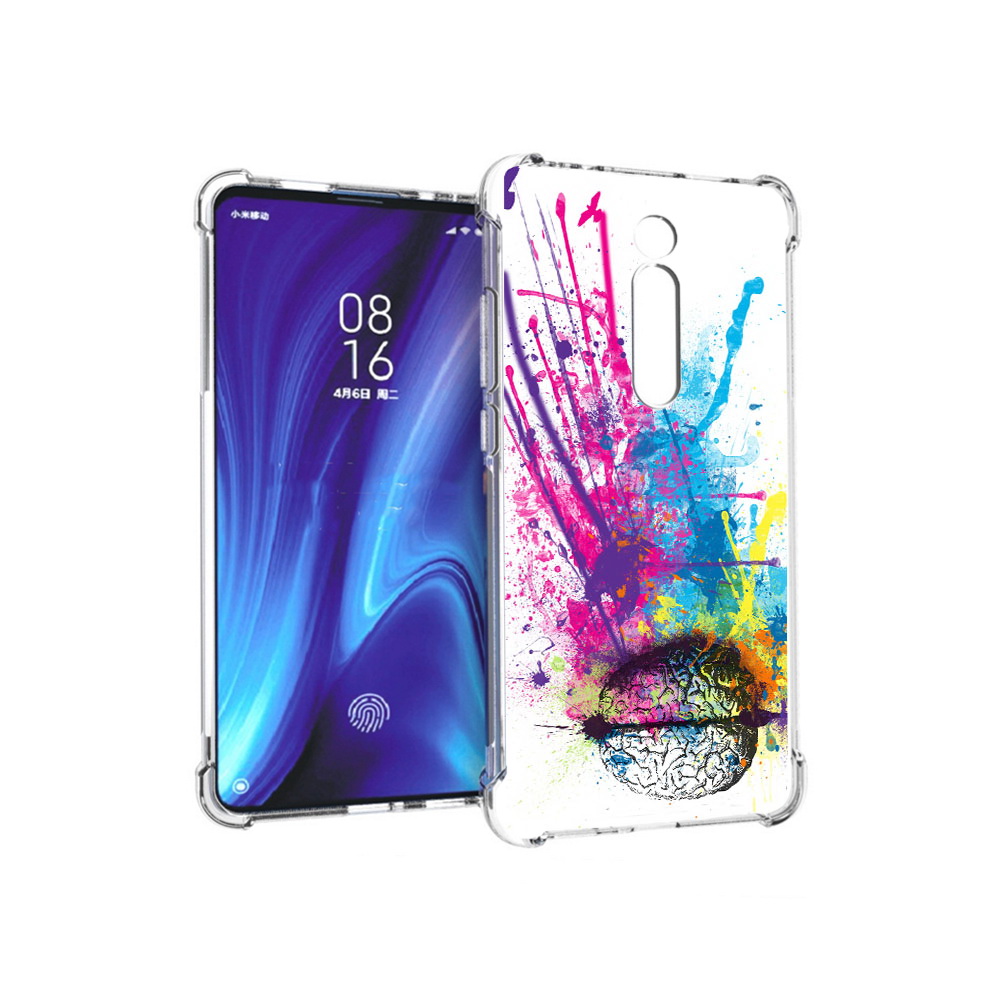 Чехол MyPads Tocco для Xiaomi Redmi K20 яркий красочный мозг (PT130504.291.710)
