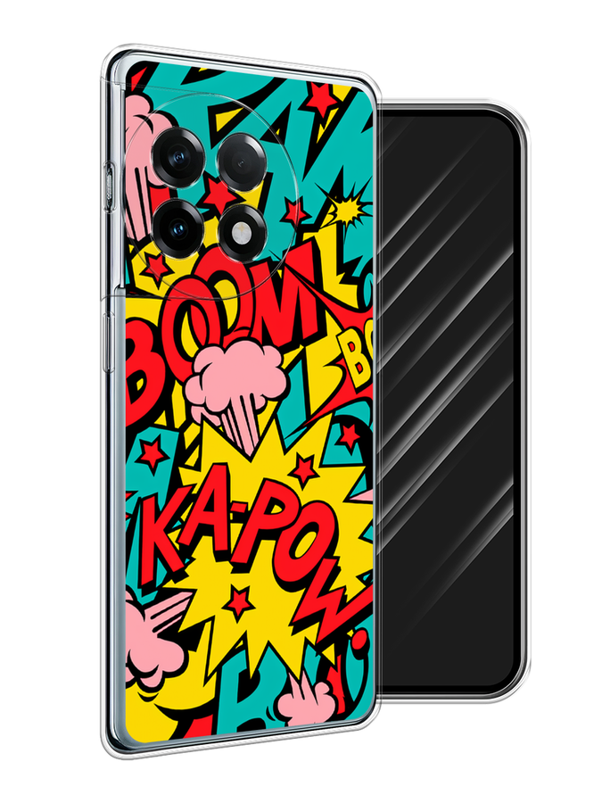 

Чехол Awog на OnePlus 11R "Постер pop art", Бирюзовый;желтый;красный, 154150-1
