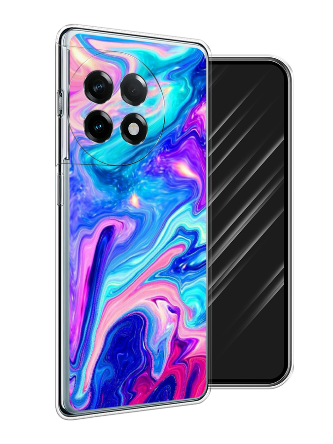 

Чехол Awog на OnePlus 11R "Потеки краски", Розовый, 154150-1