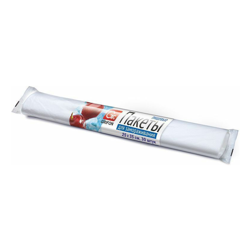 

Пакеты для заморозки Grifon 25х35 см 30 шт