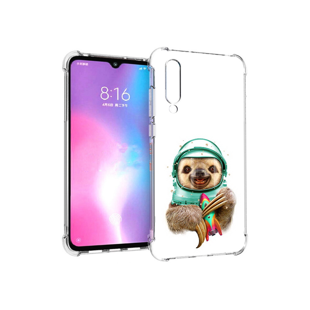

Чехол MyPads Tocco для Xiaomi Mi CC9 Ленивец астронавт (PT134127.292.104), Прозрачный, Tocco